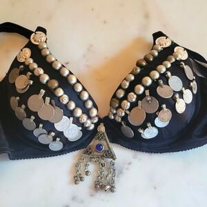 Belly Dance Tribal Dance Performance Costume Coin Bra